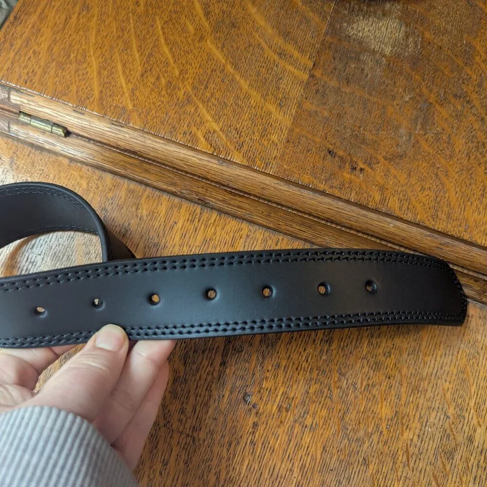 New Dickies Leather Belt Men’s Size 32 Black Unisex Grunge‎ Work Streetwear
